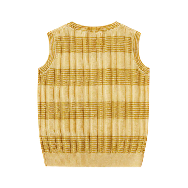 Ribbing Vest Yellow