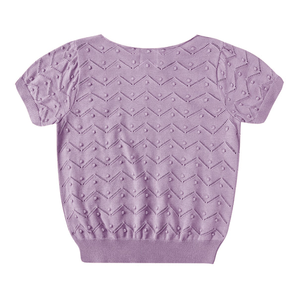 Seed Knit Purple
