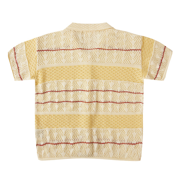 Pointelle Shirt Cream Yellow