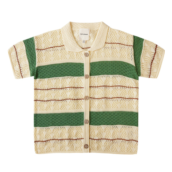 Pointelle Shirt Green