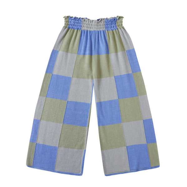 Patchwork Trousers Cornflower