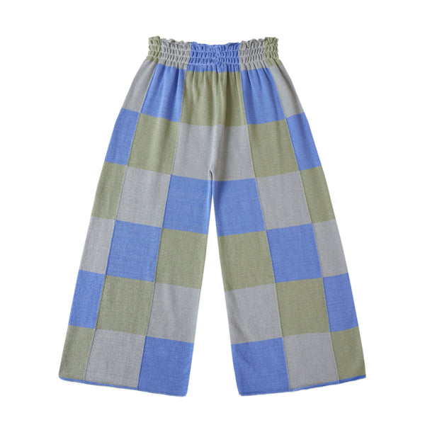 Patchwork Trousers Cornflower