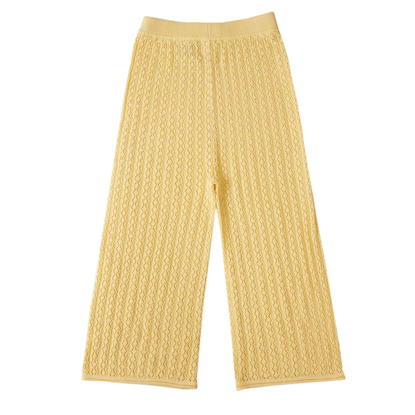 Relaxed Trousers Cream Yellow