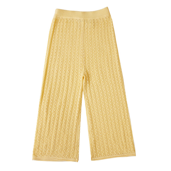 Relaxed Trousers Cream Yellow