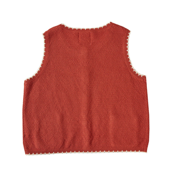 Scalloped Vest Marmalade