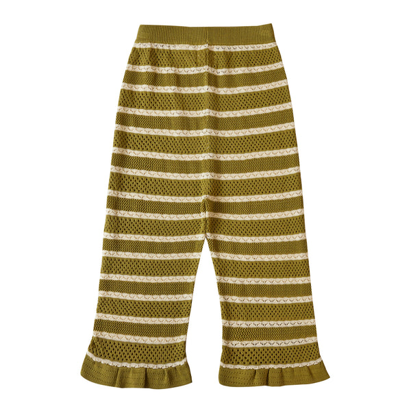 Textured Trousers Olive