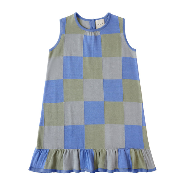 Patchwork Dress Cornflower