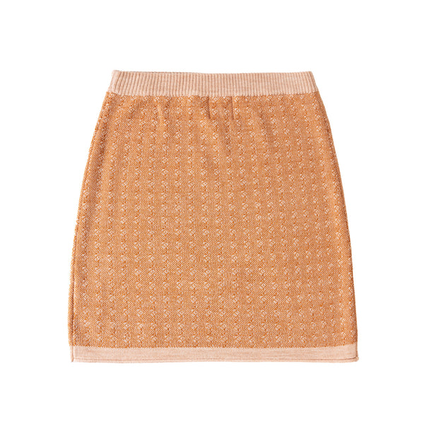 Fluffy Skirt Pastel Orange