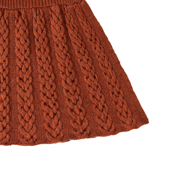Cable Skirt Caramel
