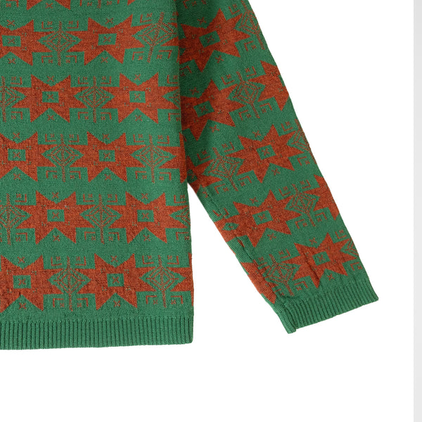 Star Jumper Green/Caramel