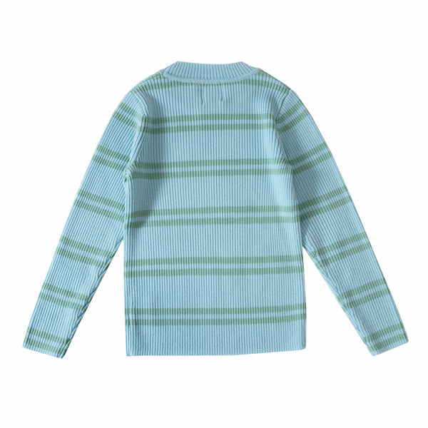 Comfy Knit Sky/Pastel Green