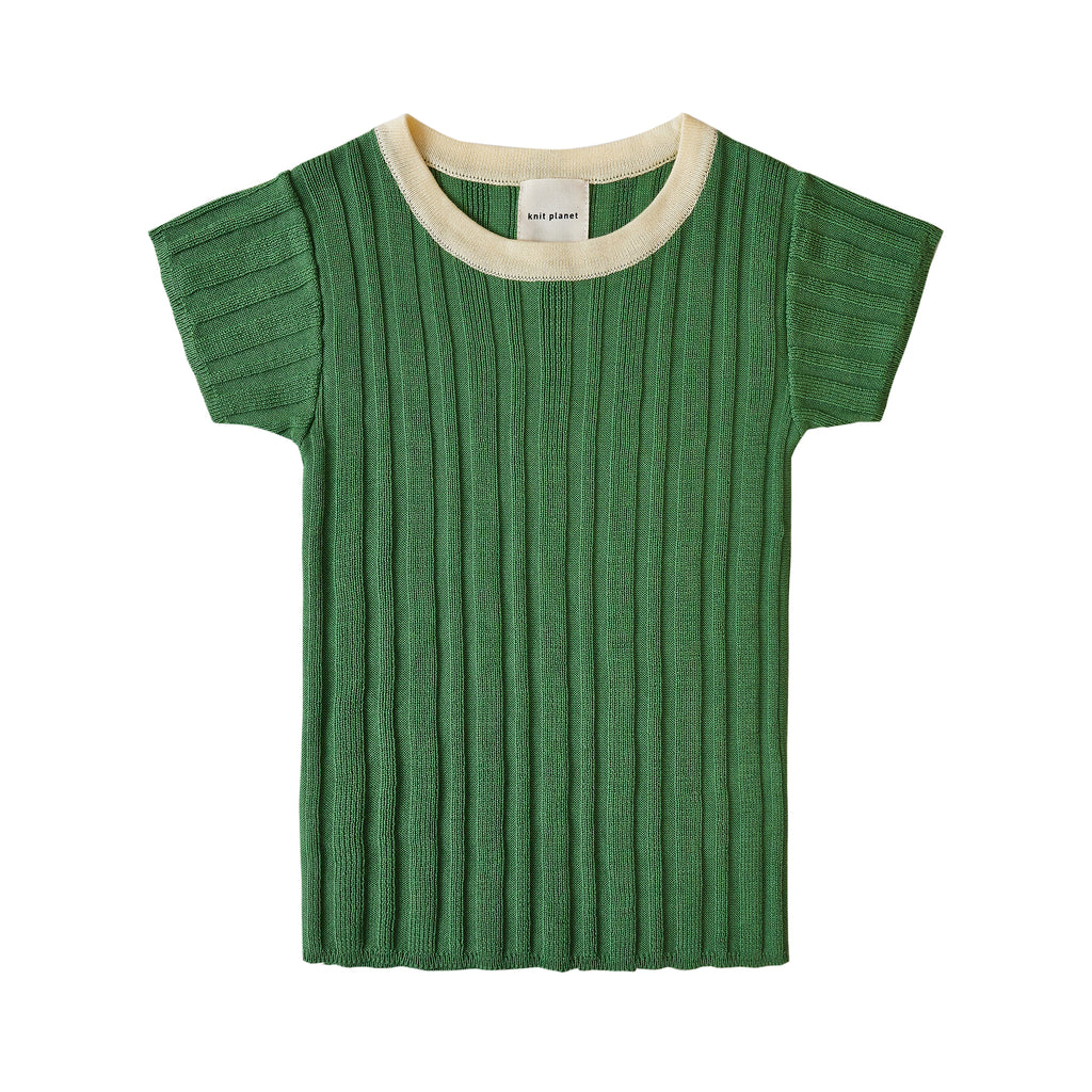 Ribbing T Green