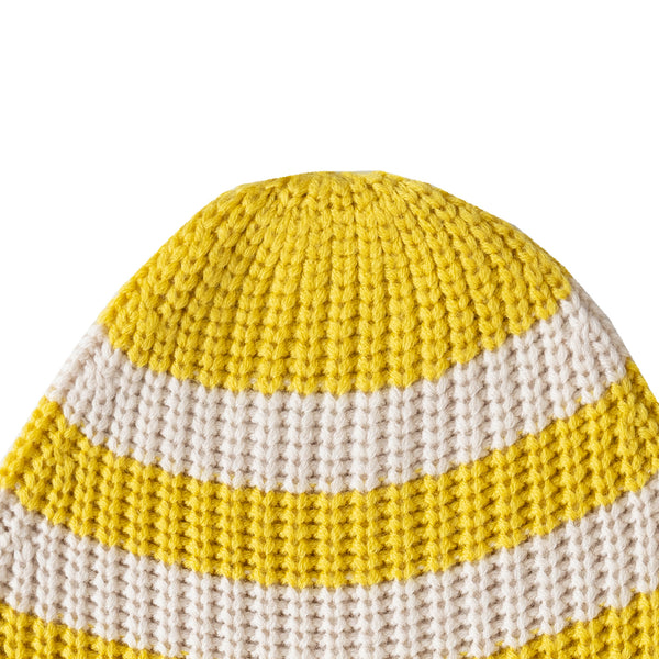 Stripe Hat Yellow/Cream