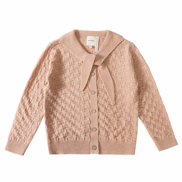 Collar Cardigan Pastel Orange