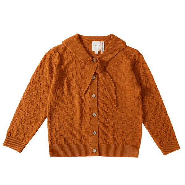 Collar Cardigan Gingerbread