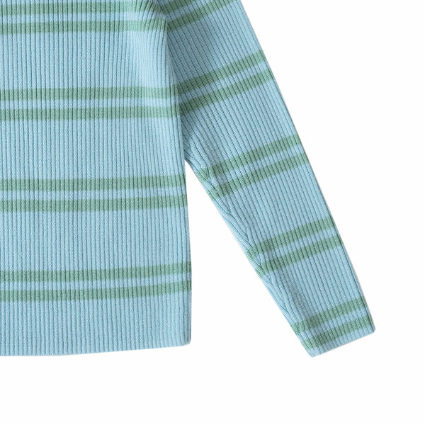 Comfy Knit Sky/Pastel Green