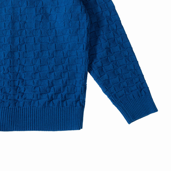 Collar Cardigan Blue