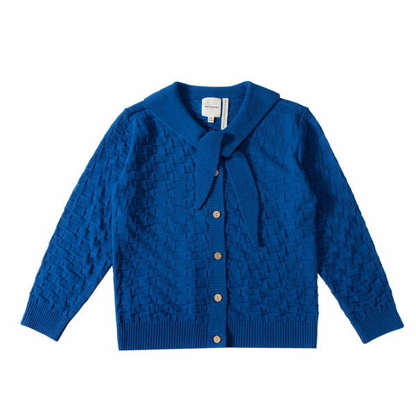 Collar Cardigan Blue