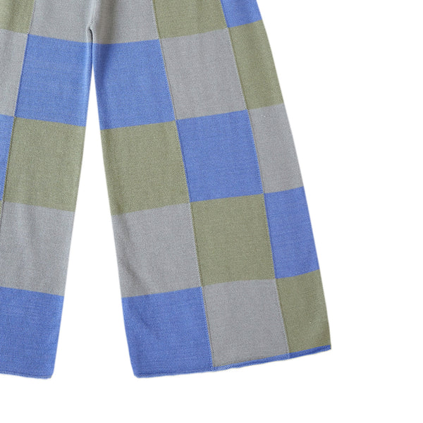 Patchwork Trousers Cornflower