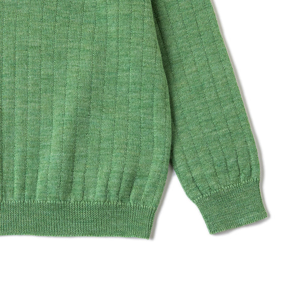 Ribbing Blouse Green