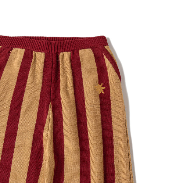 Stripe Trousers Red