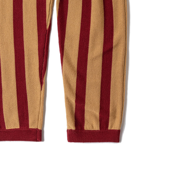 Stripe Trousers Red