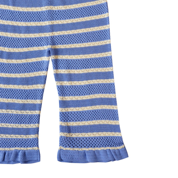 Textured Trousers Cornflower