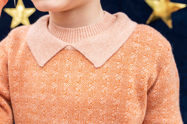 Fluffy Shirt Pastel Orange