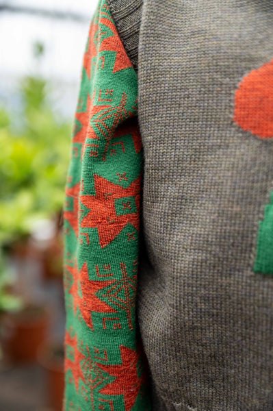 Star Jumper Green/Caramel