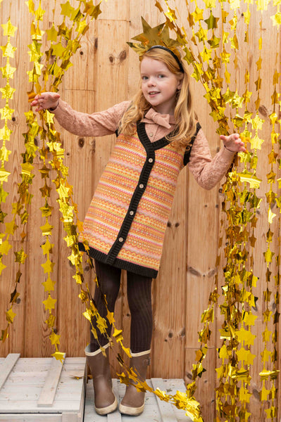 Fairisle Dress Wood Green/Fairisle