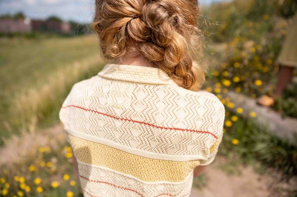 Pointelle Shirt Cream Yellow