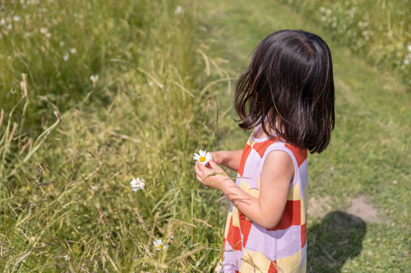 Patchwork Dress Purple