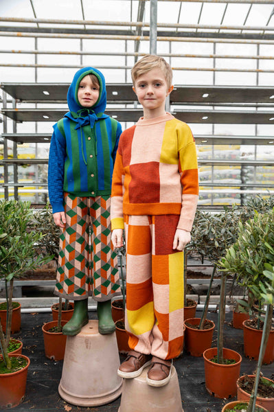 Colourful Trousers Caramel Multi