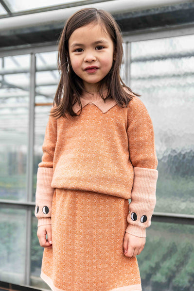 Fluffy Skirt Pastel Orange