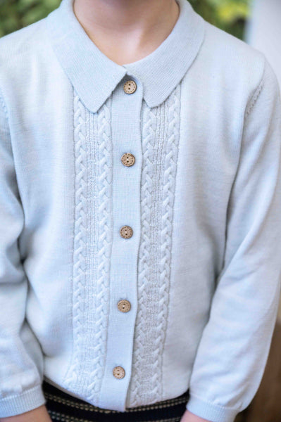 Cable Blouse Mist