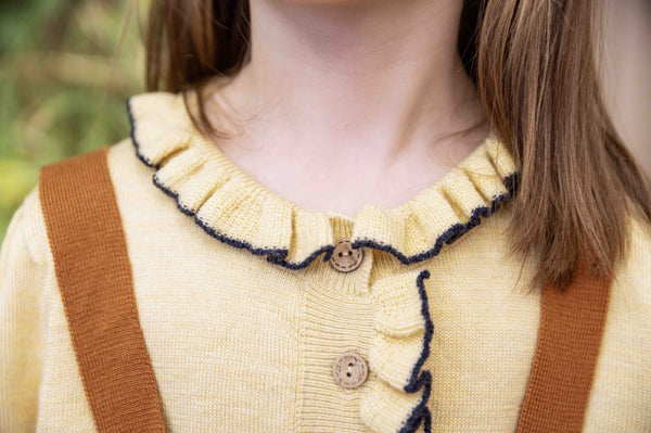Ruffle Blouse Custard