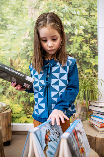 Pinwheel Vest Denim
