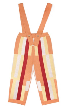 Patterned Dungarees Orange