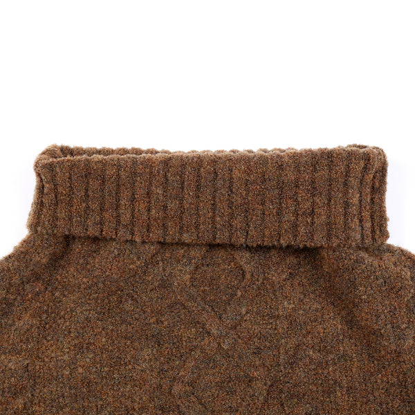 Patterned Skirt / Poncho Brown