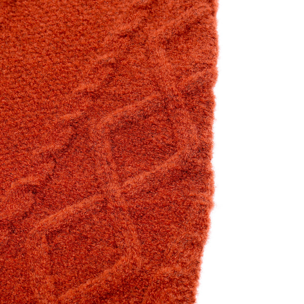 Patterned Skirt / Poncho Maroon