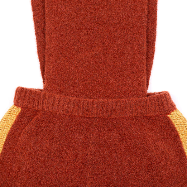 Fluffy Dungaree Maroon