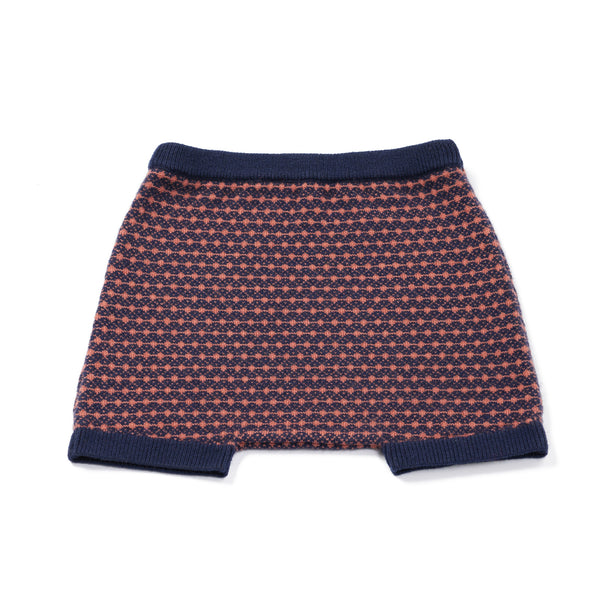 Starry Bubble Shorts Navy/ Dusty pink