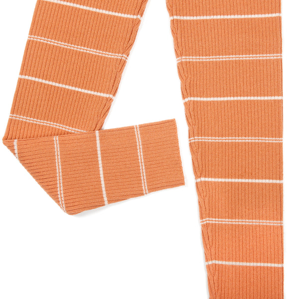 Basic Legging Apricot/Oat stripe