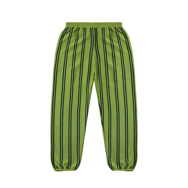 CASUAL TROUSERS LAWNGREEN/ MAVY