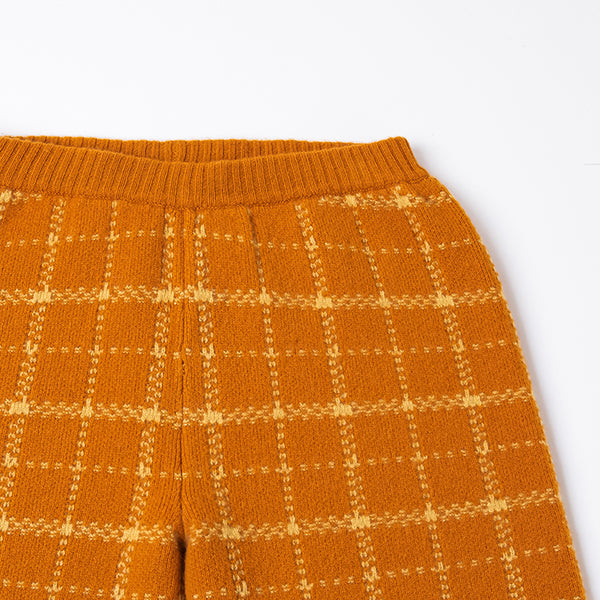 Checkered Trousers Pumpkin
