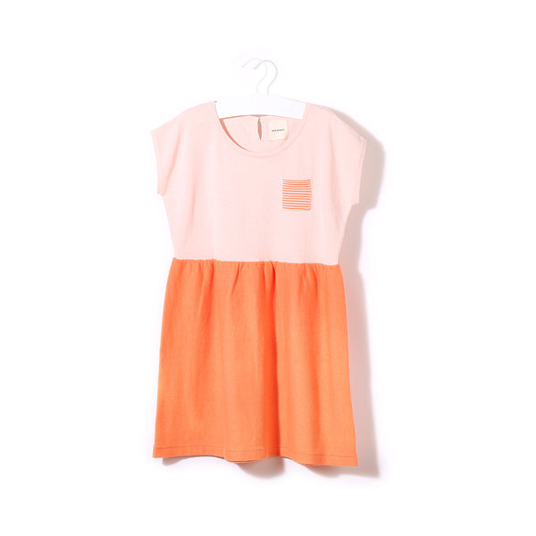 Ice Lolly Dress Pink/Peach